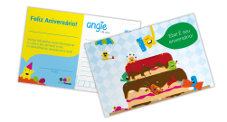Cartão de Aniversário - Angie by Angelus